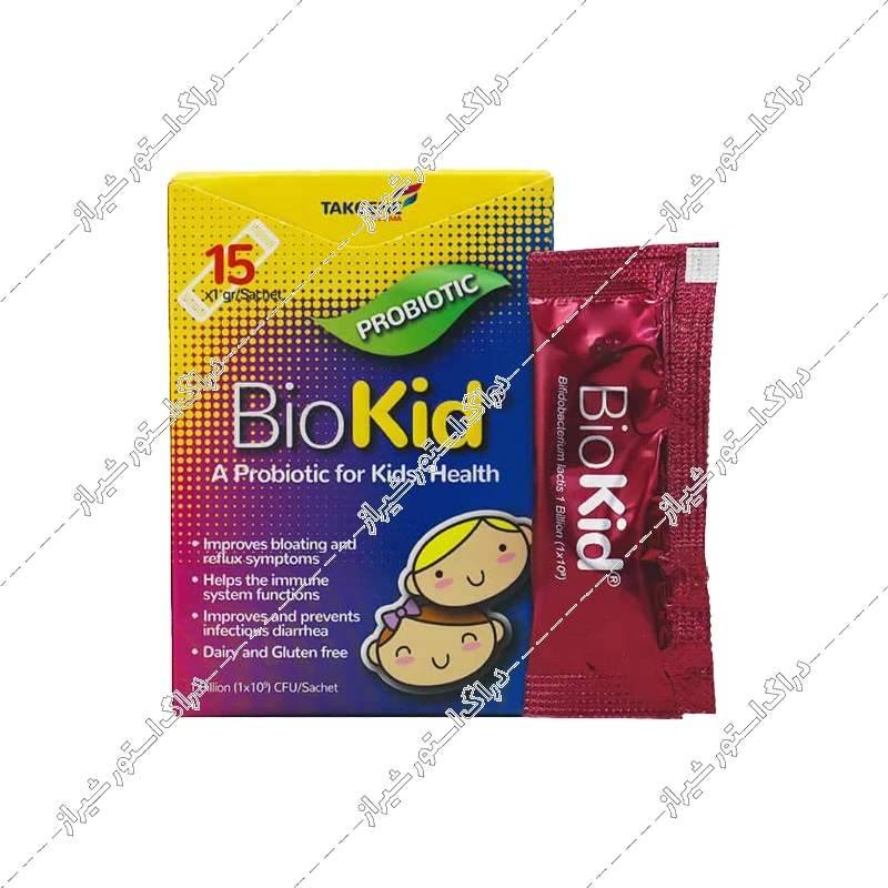 ساشه پروبیوتیک بایوکید تک ژن فارما 15 عددی