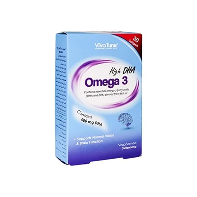 کپسول امگا 3 مدل High DHA ویواتیون 30 عددی
