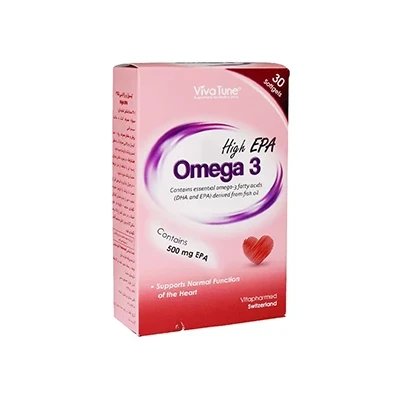 کپسول امگا 3 کاردیو مدل High EPA ویواتیون 30 عددی
