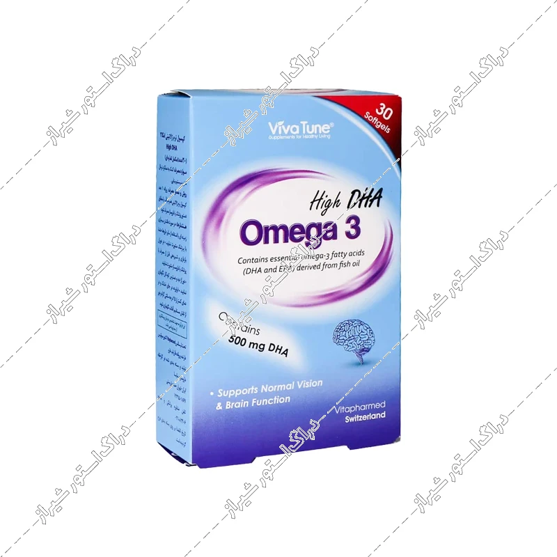 کپسول امگا 3 مدل High DHA ویواتیون 30 عددی