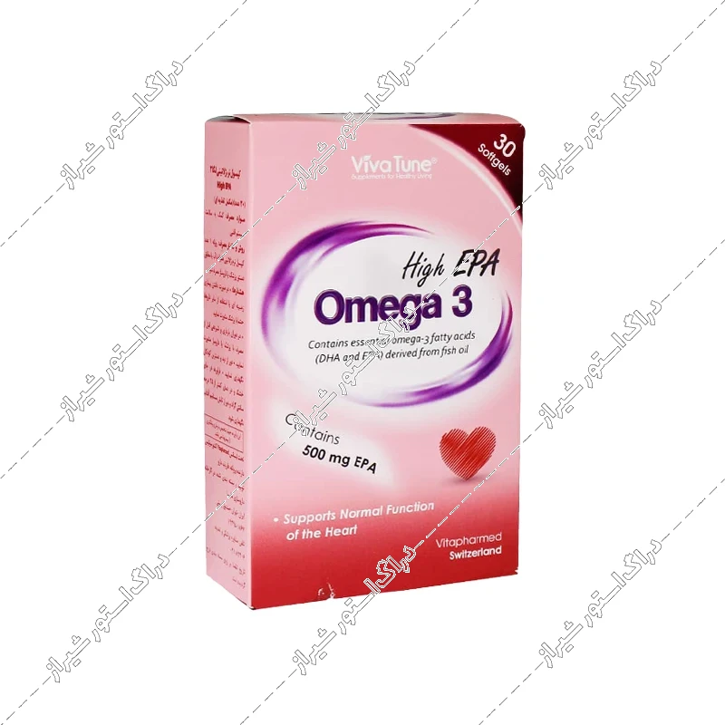 کپسول امگا 3 کاردیو مدل High EPA ویواتیون 30 عددی