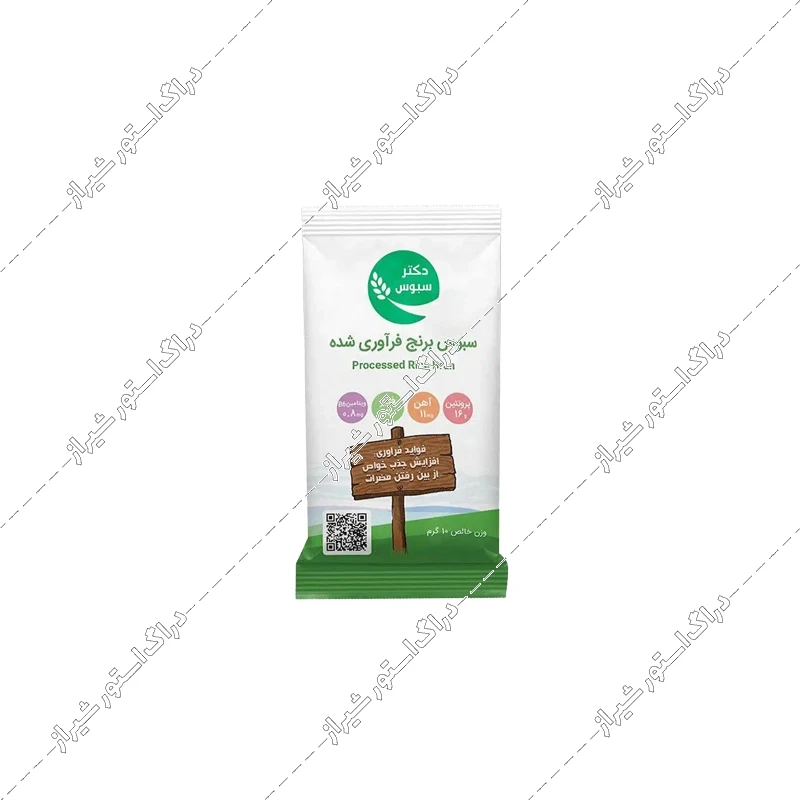 ساشه سبوس برنج فرآوری شده دکتر سبوس 10 گرم