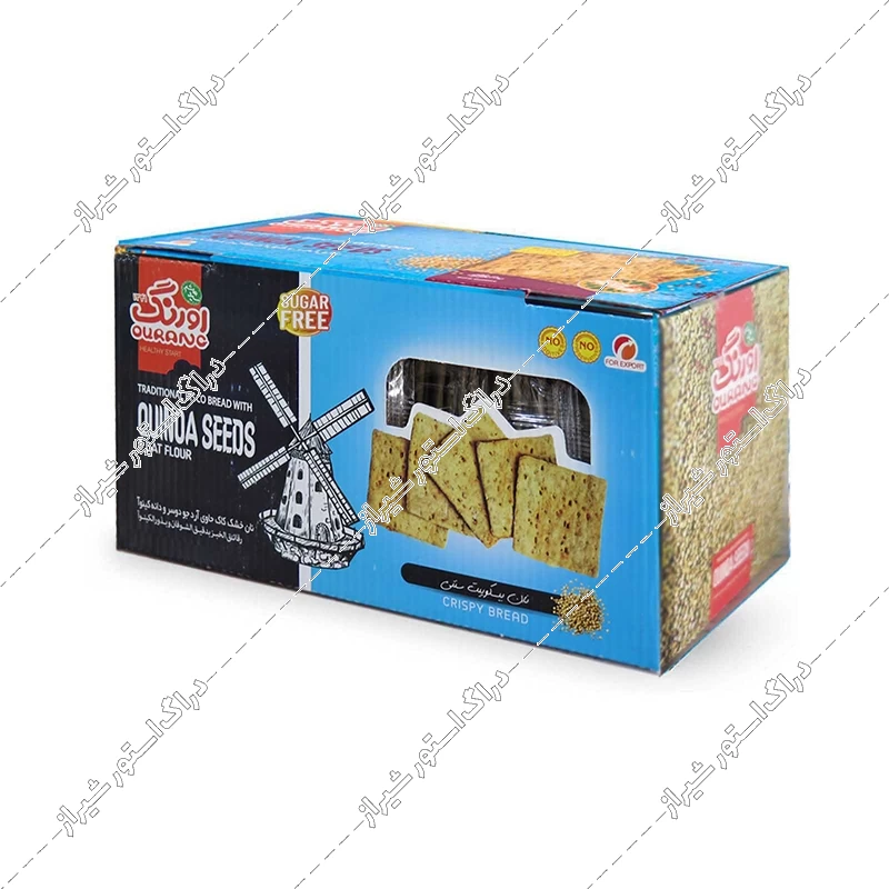 نان بیسکویت سنتی کاک حاوی دانه کینوا اورنگ