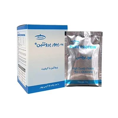 ساشه پیور پروتئین کارن 10 عددی