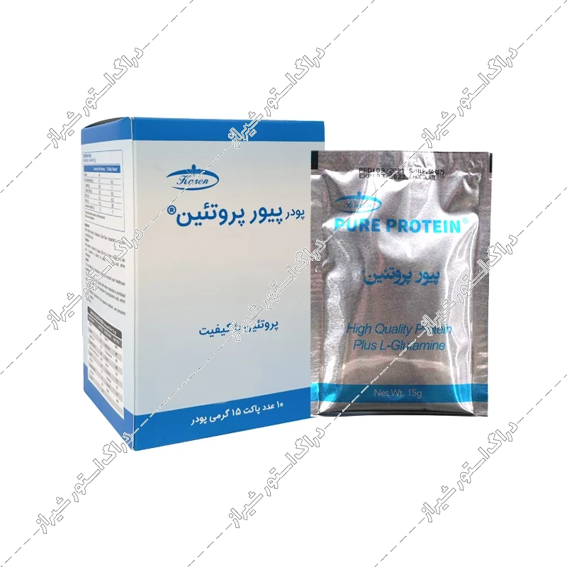ساشه پیور پروتئین کارن 10 عددی