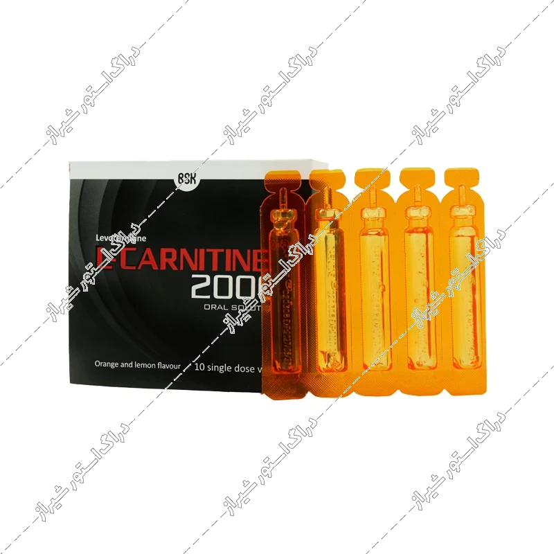 ویال خوراکی ال کارنیتین 2000 بی اس کی 10 عددی