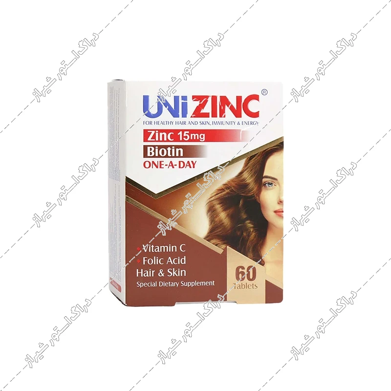قرص یونی زینک ابیان دارو 60 عددی