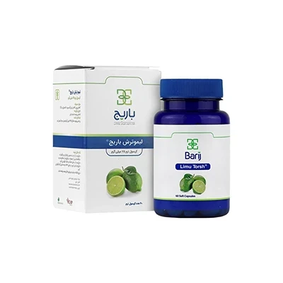 کپسول لیمو ترش 75 میلی‌گرم باریج اسانس 60 عددی