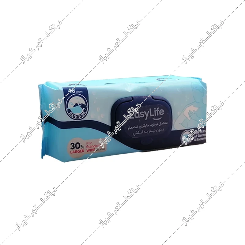 دستمال مرطوب بزرگسال ایزی لایف 48 عددی