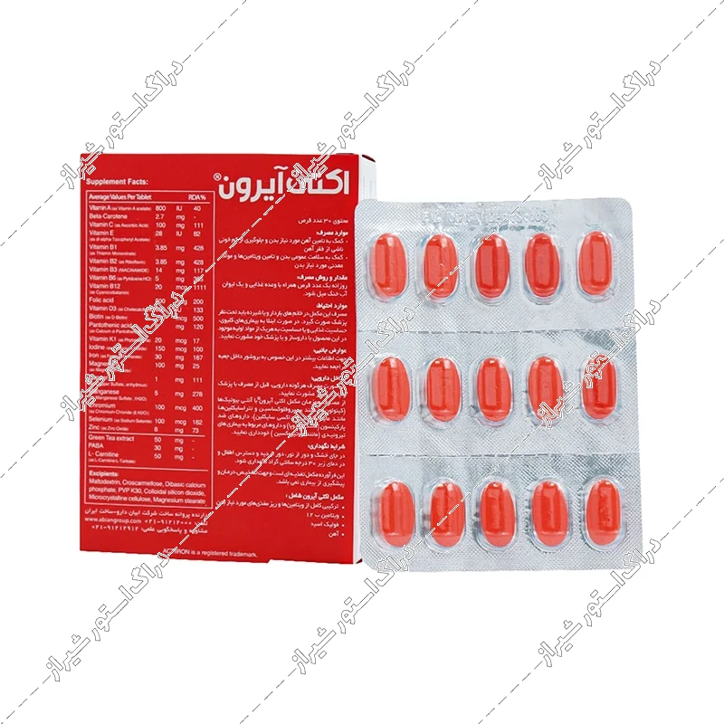 اکتی آیرون ابیان دارو 30 عددی